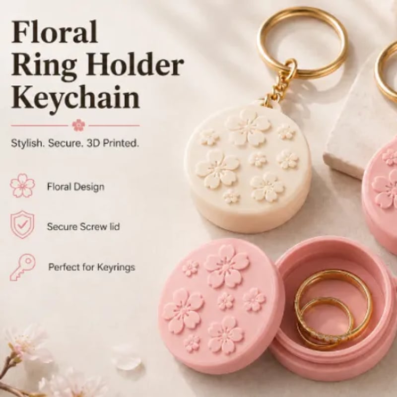 Porta-anel floral